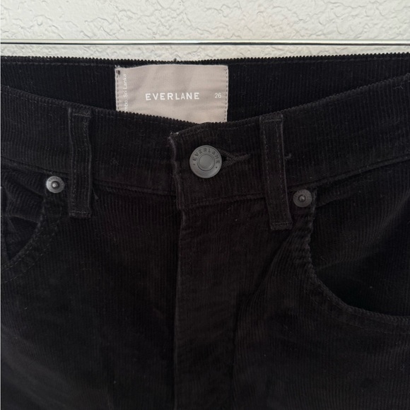 The Cheeky Straight Corduroy Pant (Ankle) - Black - Picture 5 of 8